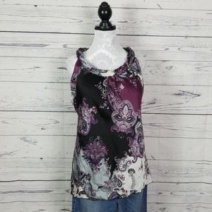 New Directions sleeveless blouse